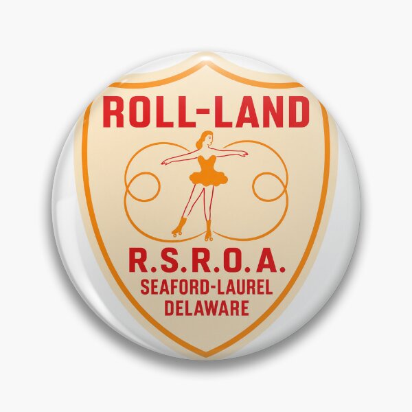 Item preview, Roll-Land Seaford-Laurel Delaware Roller Skating Rink Sticker Decal Label designed and sold by tislord.