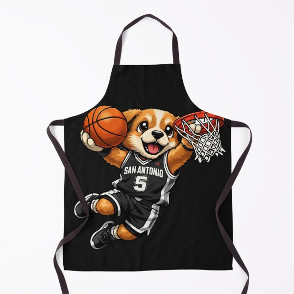 Item preview, Cute Puppy Dog Basketball Player San Antonio designed and sold by Tsugraf Designs.