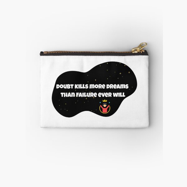 Item preview, Doubt Kills More Dreams Than Failure Ever Will Quote | Motivational Mindset Design | Inspirational Sticker designed and sold by Pandey14.