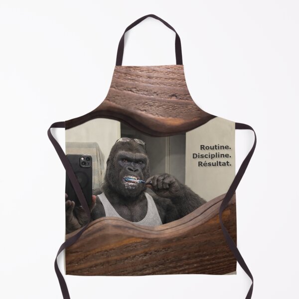 Item preview, Routine, Discipline, Result – Gorilla, Motivation designed and sold by Z-G-P.