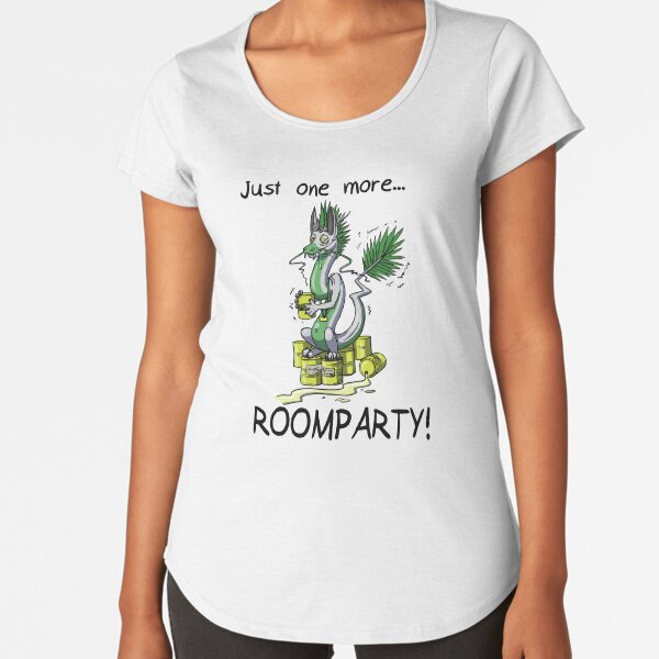 Drachenparty - eine geht noch! Premium Rundhals-Shirt