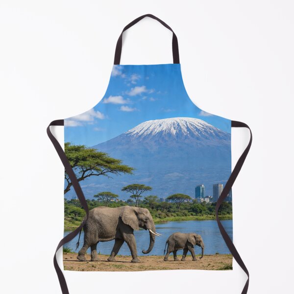 Item preview, Kilimanjaro, Tanzania - Safari Landscape Scene designed and sold by Myra365Art.