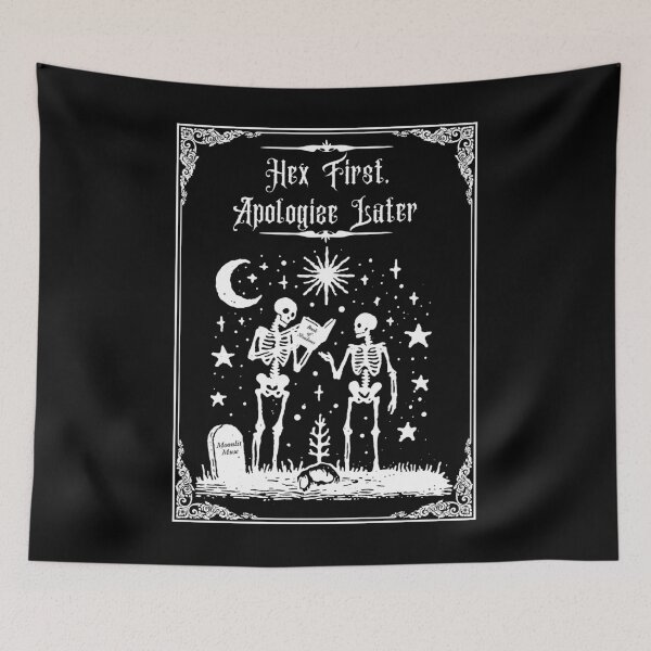 Item preview, Hexes & Skeletons-Black designed and sold by Moonlit-Muse.