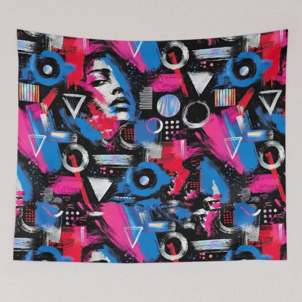 Item preview, Geometric Patterns Abstract Face designed and sold by ColdStarfish.