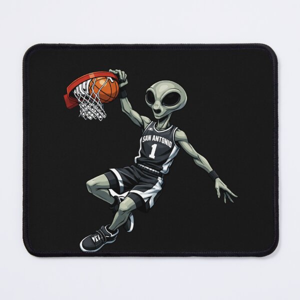 Item preview, Alien Basketball Player San Antonio Dunk designed and sold by Tsugraf Designs.