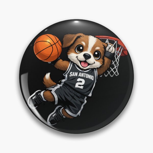 Item preview, Charming Pup Jumping Hoop Game Athletic Design designed and sold by Tsugraf Designs.