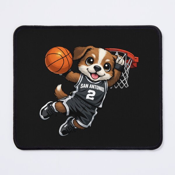 Item preview, Charming Pup Jumping Hoop Game Athletic Design designed and sold by Tsugraf Designs.