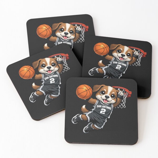 Item preview, Charming Pup Jumping Hoop Game Athletic Design designed and sold by Tsugraf Designs.