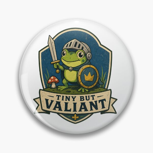Item preview, Tiny but Valiant Frog Knight designed and sold by Kurogami13.