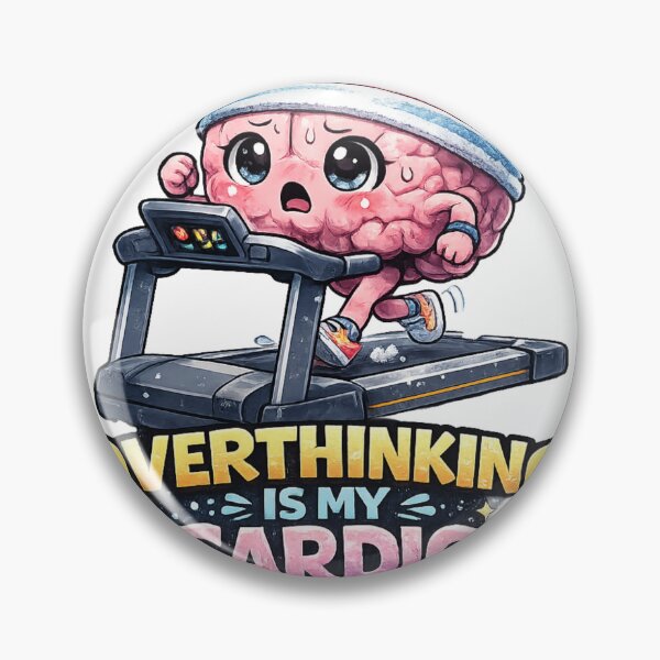 Item preview, Overthinking Is My Cardio designed and sold by redsharkuk.