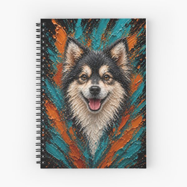 Item preview, Finnish Lapphund Color Explosion Dog Art designed and sold by Vista Atelier.