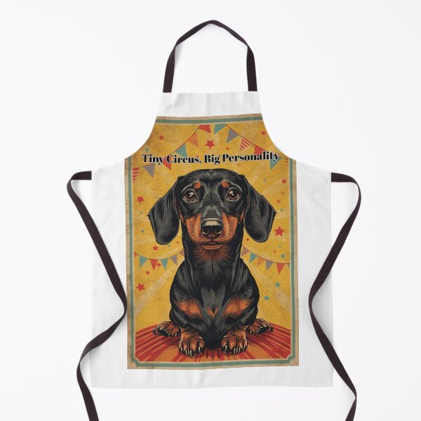 Item preview, Tiny Circus Big Personality Dachshund Design designed and sold by PrintologyAura.