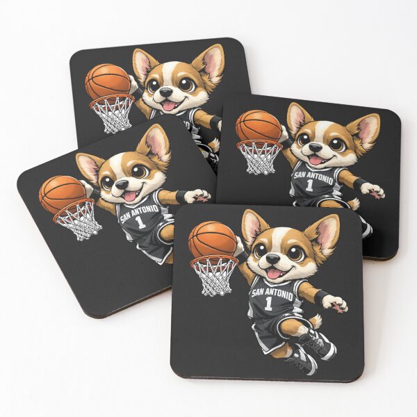 Item preview, Cute Corgi Dog San Antonio Basketball Player designed and sold by Tsugraf Designs.