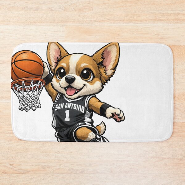 Item preview, Cute Corgi Dog San Antonio Basketball Player designed and sold by Tsugraf Designs.