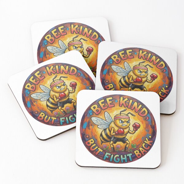 Item preview, Bee Kind, But Fight Back designed and sold by DDLeach.