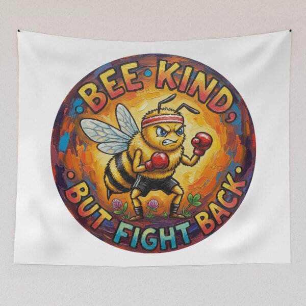 Item preview, Bee Kind, But Fight Back designed and sold by DDLeach.