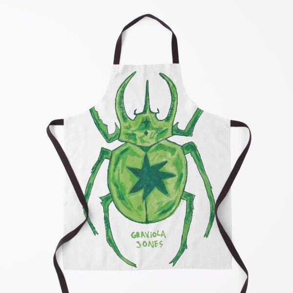 Item preview, Light Green Beetle Sticker Botanical Insect Nature Whimsical Art designed and sold by graviolajones.