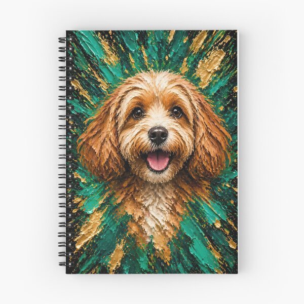 Item preview, Copy of Goldendoodle Color Explosion Dog Art designed and sold by Vista Atelier.