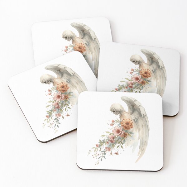 Item preview, Angel with a bouquet of flowers designed and sold by uunaa.