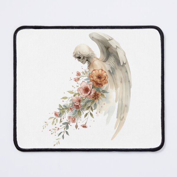 Item preview, Angel with a bouquet of flowers designed and sold by uunaa.