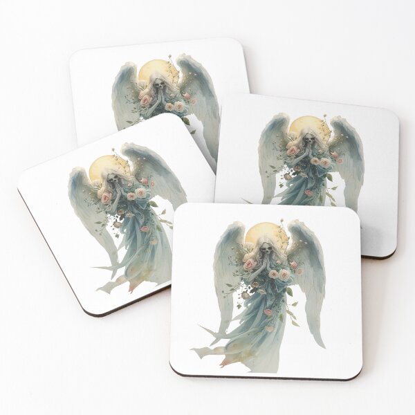 Item preview, Angel with a bouquet of flowers designed and sold by uunaa.