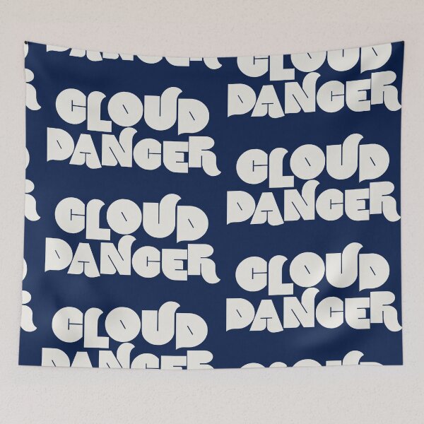 Item preview, cloud dancer typography art light grey designed and sold by kobyakov.
