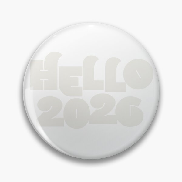 Item preview, Hello 2026! Typography art in cloud dancer light grey designed and sold by kobyakov.