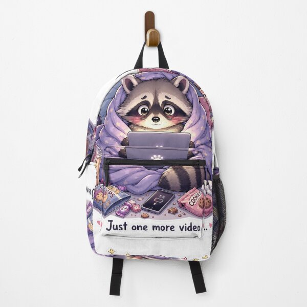 Item preview, Cute Raccoon Late Night Internet Meme Sticker designed and sold by Sadia  Jannat.