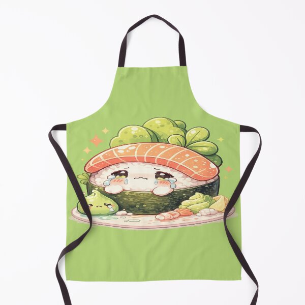 Item preview, Crying Sushi – Too Cute To Roll Kawaii Art designed and sold by ShadowVelvet.