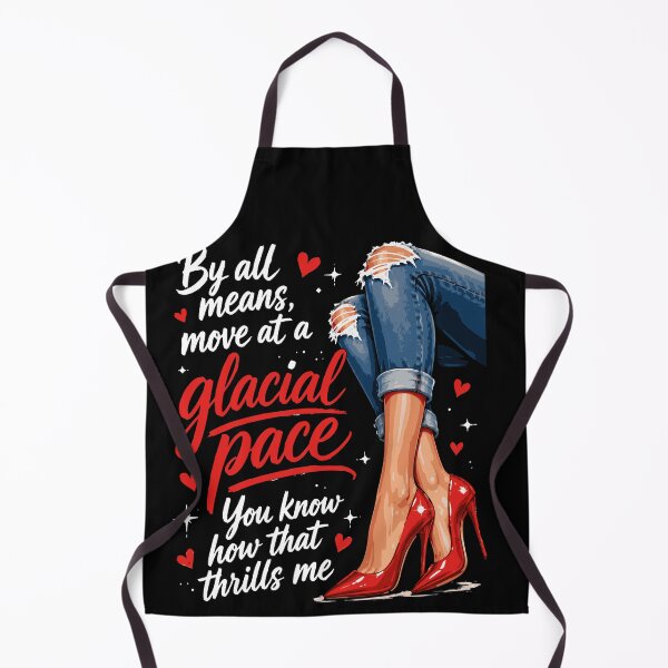 Item preview, By All Means Move at A Glacial Pace Funny Quote Design designed and sold by BornBorn.
