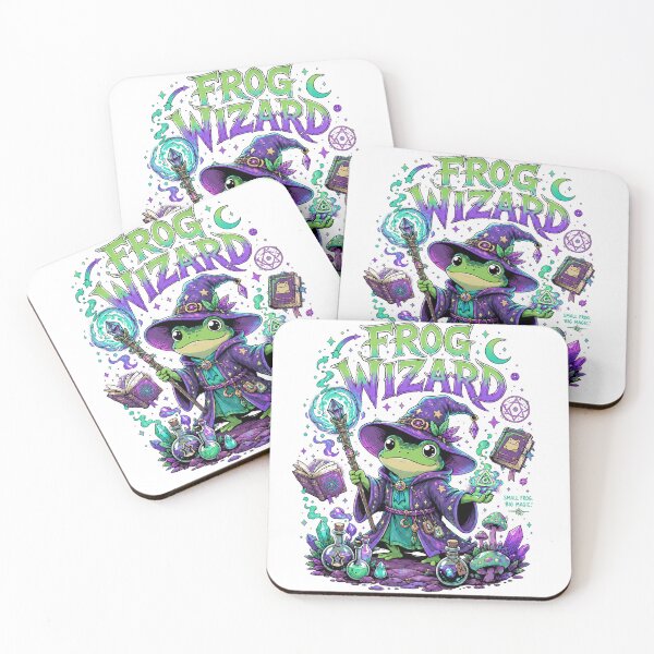 Item preview, Cute Frog Wizard Fantasy designed and sold by Kurogami13.