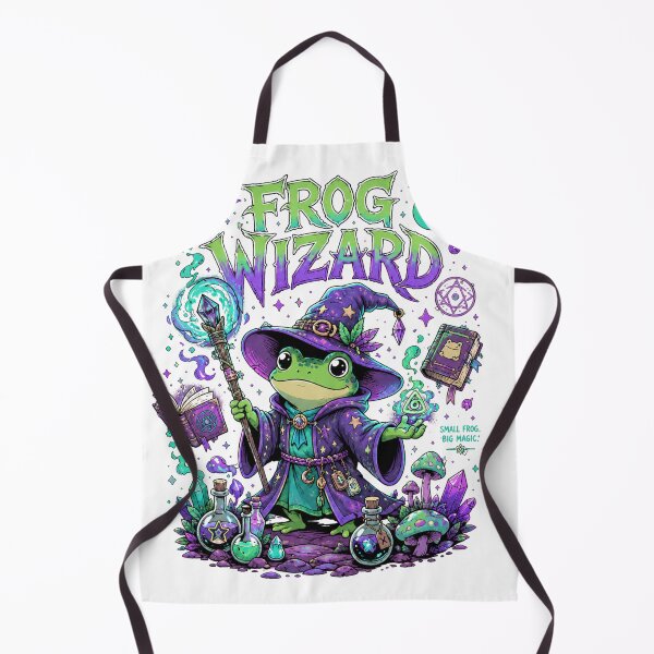 Item preview, Cute Frog Wizard Fantasy designed and sold by Kurogami13.