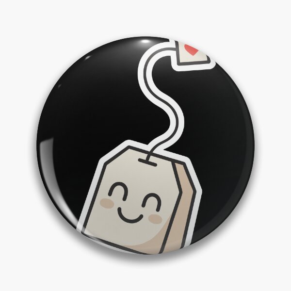 Item preview, Cute Tea Bag with Heart Tag Sticker designed and sold by ImStickerHappy.