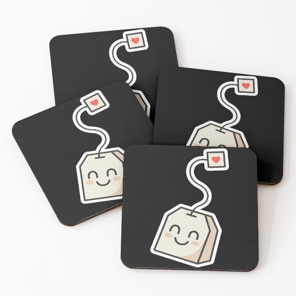Item preview, Cute Tea Bag with Heart Tag Sticker designed and sold by ImStickerHappy.