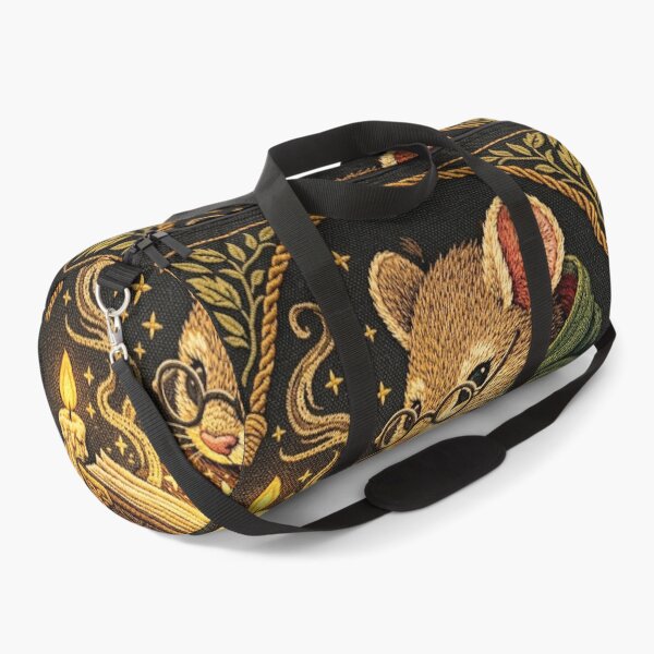 Item preview,  Wizard Mouse Reading | Cottagecore Embroidered Animal Art designed and sold by doinitzart.