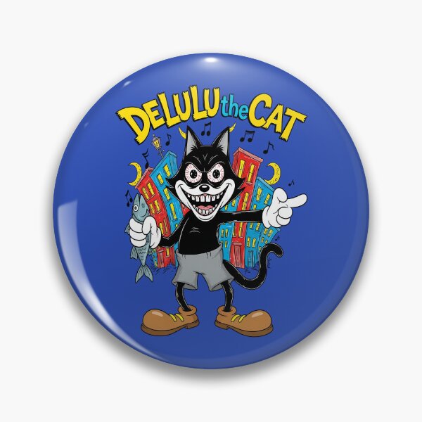 Item preview, Delulu The Cat designed and sold by BASED Originals.
