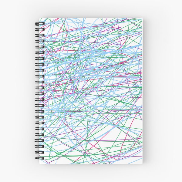 Item preview, Vibrant Retro Memphis Scribbles - Fun Geometric Chaos Pattern designed and sold by KostekArtShop.