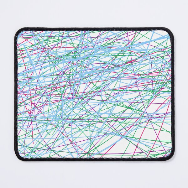 Item preview, Vibrant Retro Memphis Scribbles - Fun Geometric Chaos Pattern designed and sold by KostekArtShop.