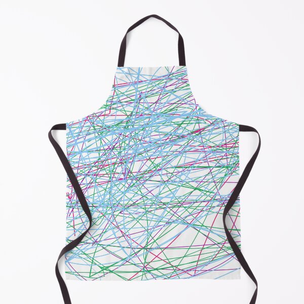 Item preview, Vibrant Retro Memphis Scribbles - Fun Geometric Chaos Pattern designed and sold by KostekArtShop.