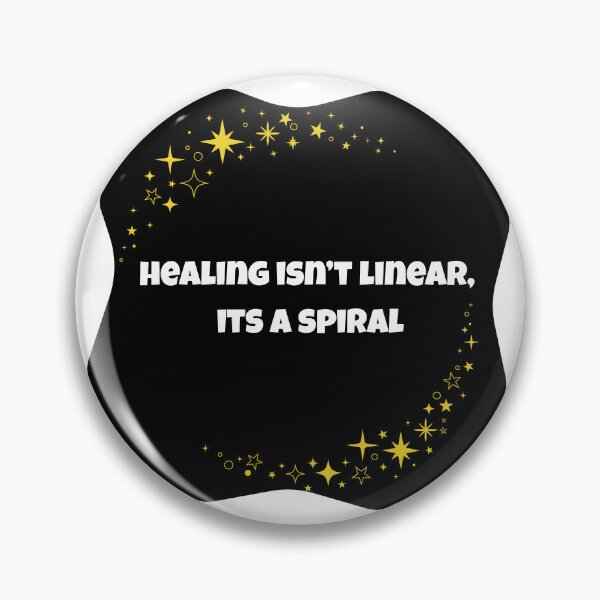 Item preview, Healing Isn’t Linear It’s A Spiral | Mental Health Growth Quote designed and sold by Pandey14.