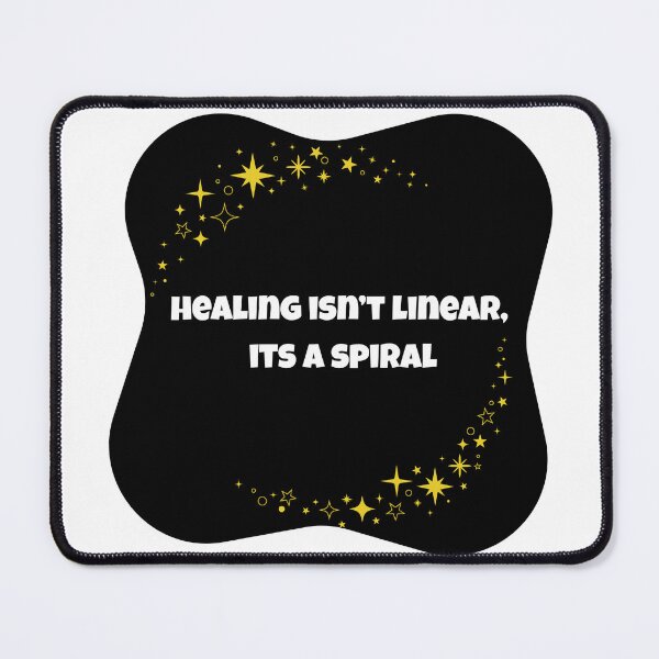 Item preview, Healing Isn’t Linear It’s A Spiral | Mental Health Growth Quote designed and sold by Pandey14.