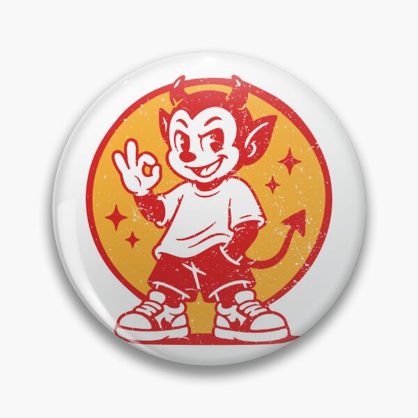 Item preview, Sinner Devil Mascot Retro Streetwear designed and sold by CamaleonDesigns.