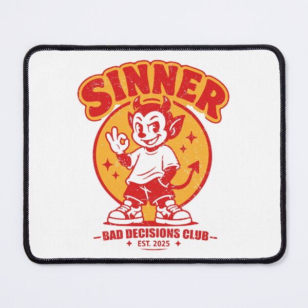 Item preview, Sinner Devil Mascot Retro Streetwear designed and sold by CamaleonDesigns.