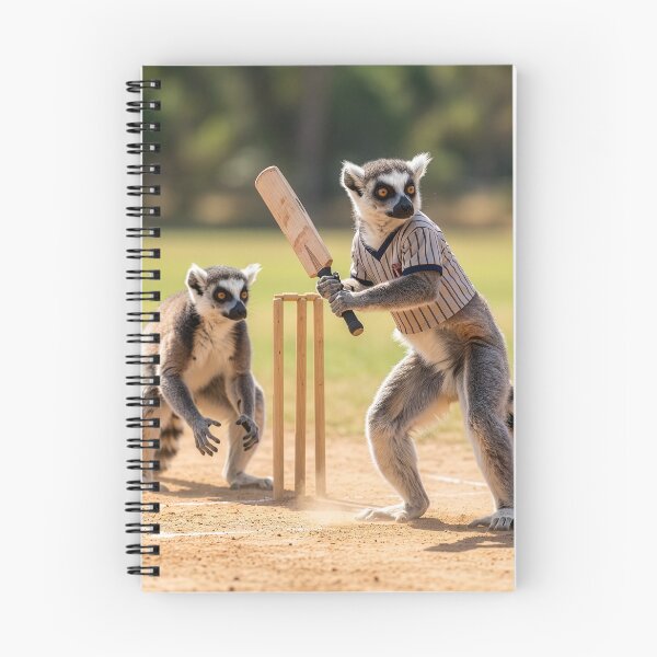 Item preview, Ring-Tailed Lemurs Play Cricket designed and sold by Tridentulus.