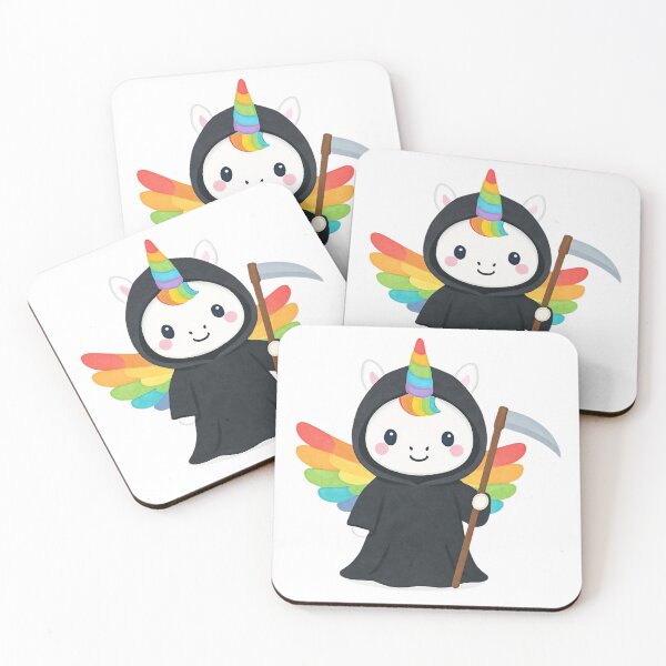 Item preview,  Unicorn Death with flowers designed and sold by uunaa.