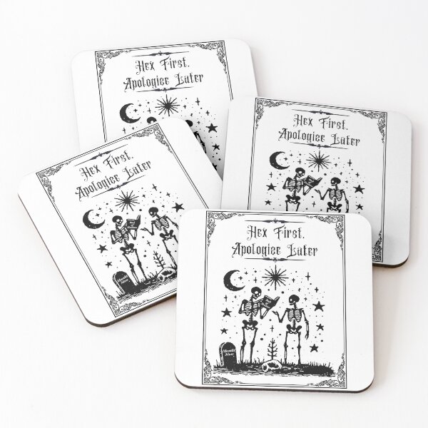 Item preview, Hexes & Skeletons-White designed and sold by Moonlit-Muse.