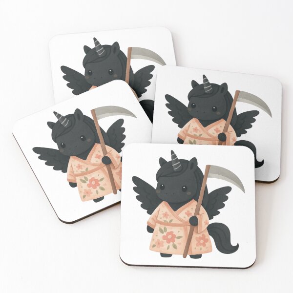 Item preview,  Unicorn Death with flowers designed and sold by uunaa.