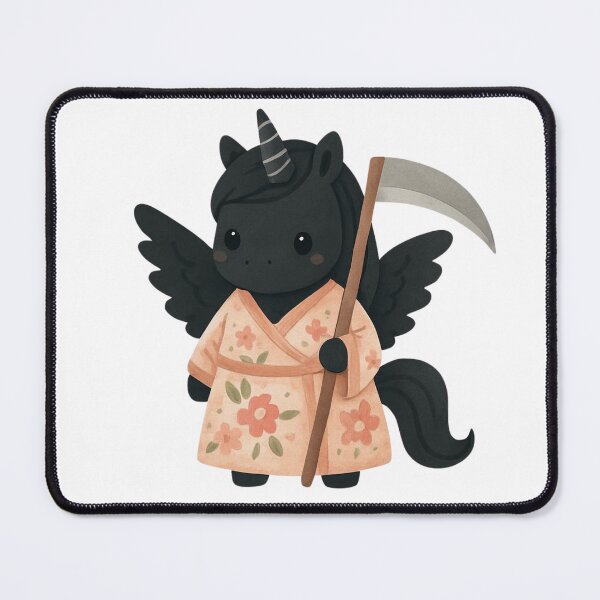 Item preview, Unicorn Death with flowers designed and sold by uunaa.