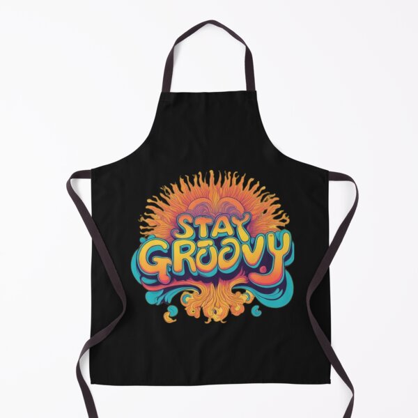 Item preview, Stay Groovy 70s Retro Wavy Typography designed and sold by Rafael Bee.