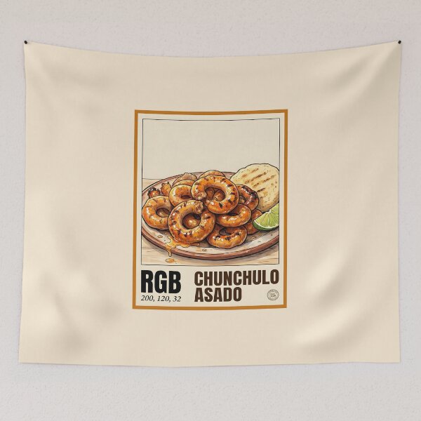Item preview, Chunchulo Asado — Colombian Grilled Street Food | Chinchulin Callejero designed and sold by ColombianaShop.